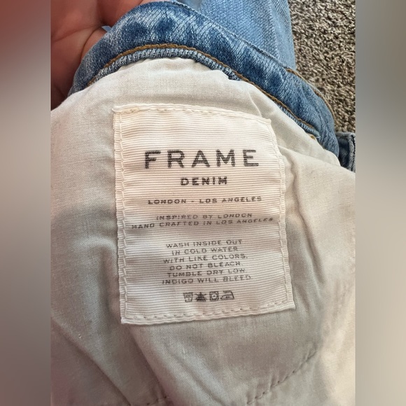 FRAME Le High Straight Jeffrey Jean - Picture 5 of 6